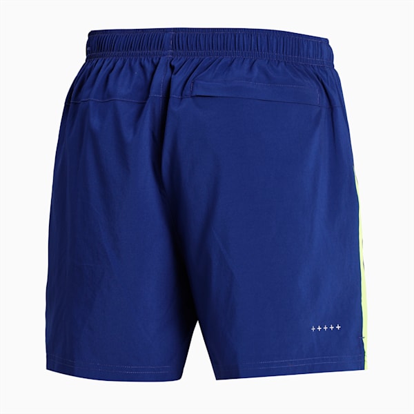 RUN Favourite Woven Session Men's 5" Shorts, Elektro Blue-Yellow Alert, extralarge-IND